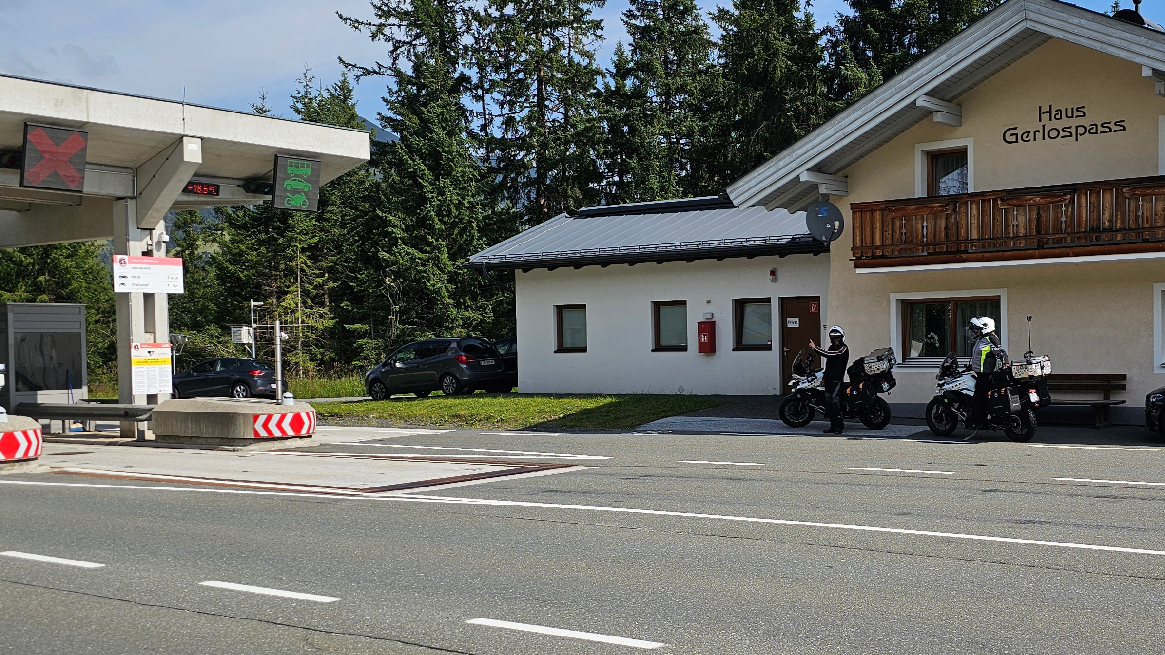 Poste de péage de la Gerlos Alpenstraße au Gerlospass